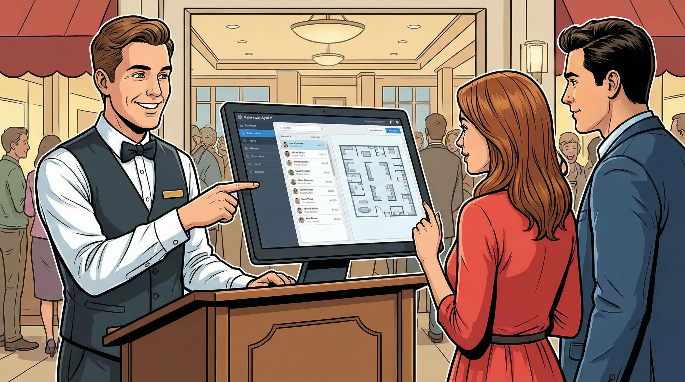 Sistema de reservas para restaurantes: Operaciones de restauración modernas